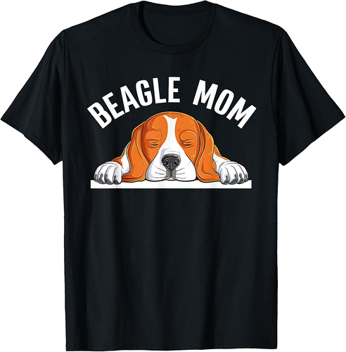 Beagle Mom Cute Dog Mommy Beagle Lover T-Shirt