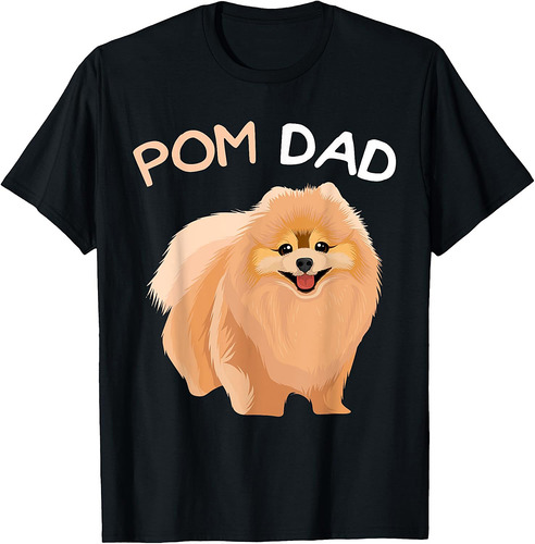 Pomeranian Pom Dad Dog Father T-Shirt