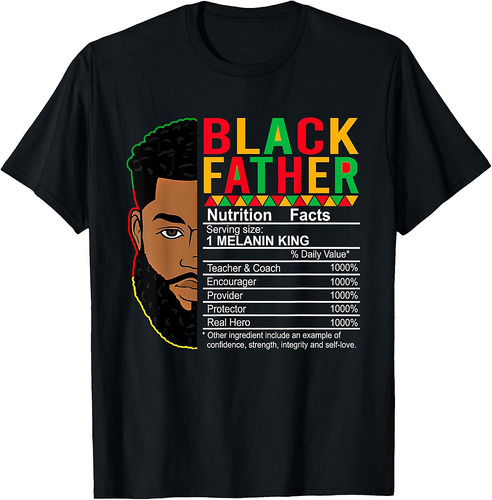 Proud African Dad Black Father Juneteenth Father's Day T-Shirt