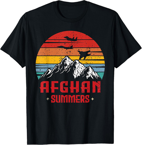 Afghan Summers Veteran Shirt Funny Afghanistan Veteran Gift T-Shirt