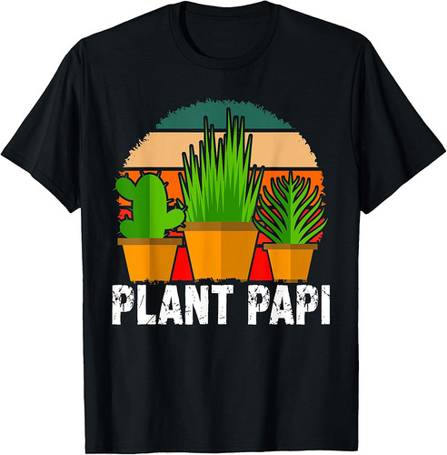 Plant Papi Daddy Father Gardener Gardening Father’s Day T-Shirt