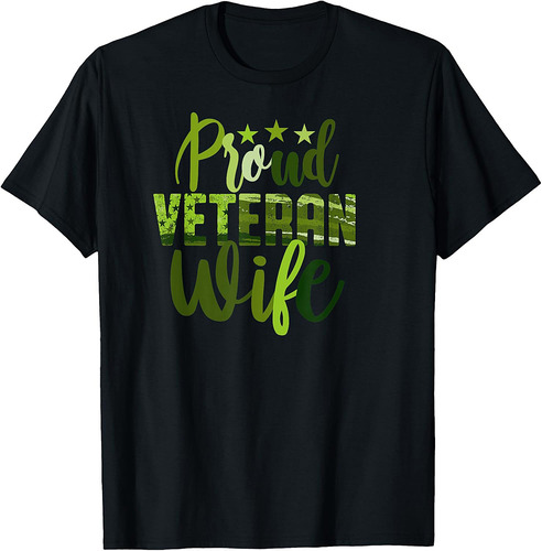 Proud Veteran Wife T-Shirt