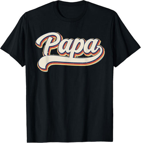 Papa T-shirt Retro Father’s Day For Funny Papa Grandpa T-Shirt