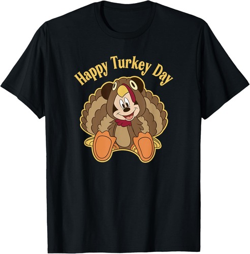 Disney Mickey And Friends Thanksgiving Mickey Turkey T-Shirt