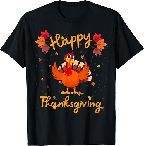 Happy Thanksgiving for Turkey Day family T-Shirt