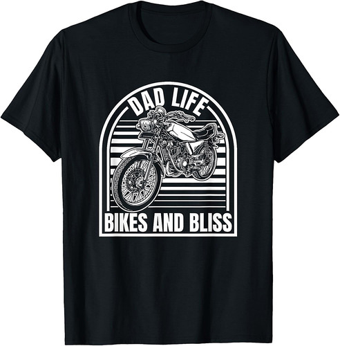 Motorbike Biker Motorcycle Dad T-Shirt