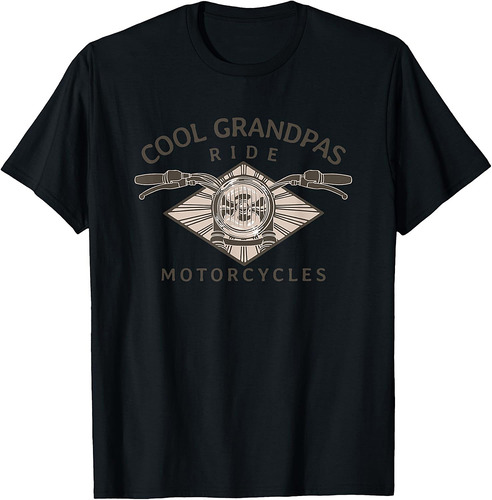 Cool Grandpas Ride Motorcycles  Classic Father's Day T-Shirt