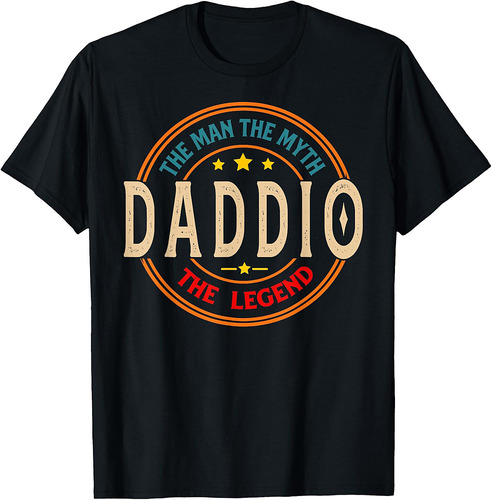 DADDIO The Legend The Man, Funny DADDIO Fathers Day T-Shirt