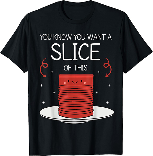 Funny Thanksgiving Canned Cranberry Sauce T-Shirt