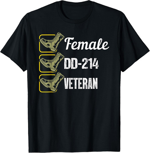 Female Dd-214 Veteran T-Shirt