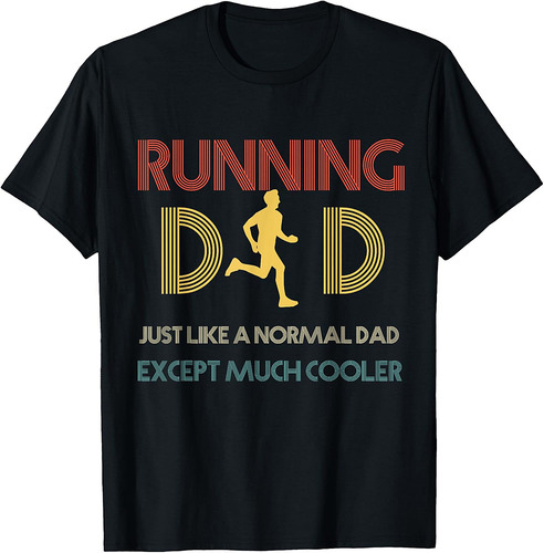Men's Father Runner Father's Day Running Dad T-Shirt