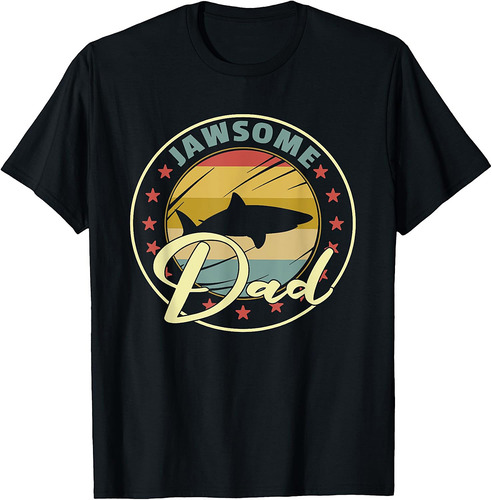 Jawasome Dad Funny Shark Funny Father´s Day T-Shirt