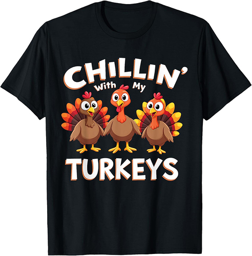 My Turkeys Thanksgiving Family T-Shirt