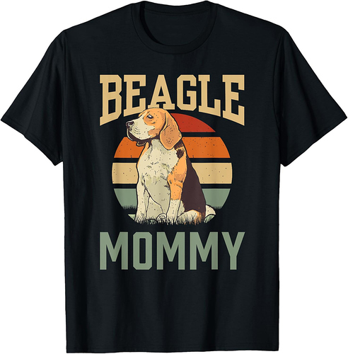 Beagle Mommy Puppy Beagles Dog Owner Mom Mother Mama T-Shirt for Men Women Girls