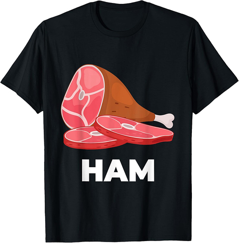 Ham Matching dishes food costumes Christmas thanksgiving T-Shirt