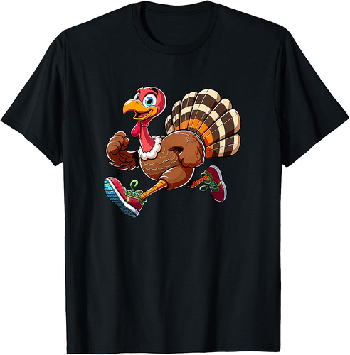 Running Turkey Turkey Trot Running Thanksgiving T-Shirt