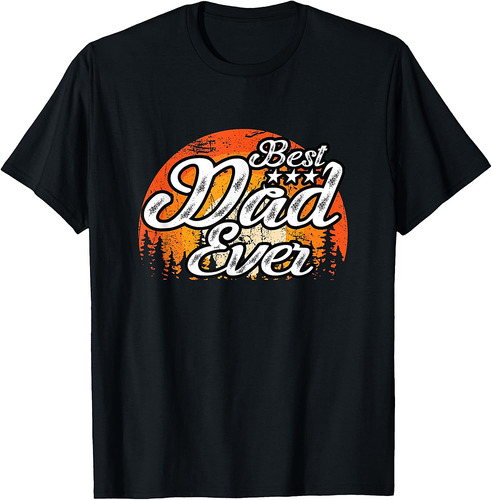Best Dad Ever Vintage Best Dad In The World T-Shirt