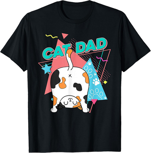 Funny Cat Dad Shirts For Cat Lovers For Men Fathers Day T-Shirt