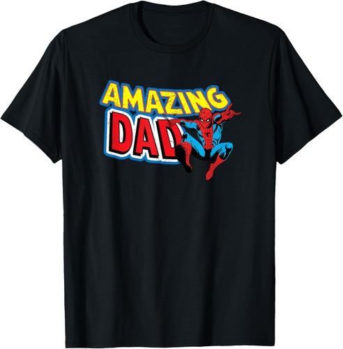 Marvel Spider-Man Amazing Dad Comic Book Father's Day T-Shirt