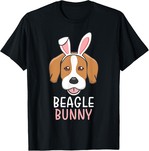 Beagle Bunny Funny Beagle Dog Lover Easter Men Women T-Shirt