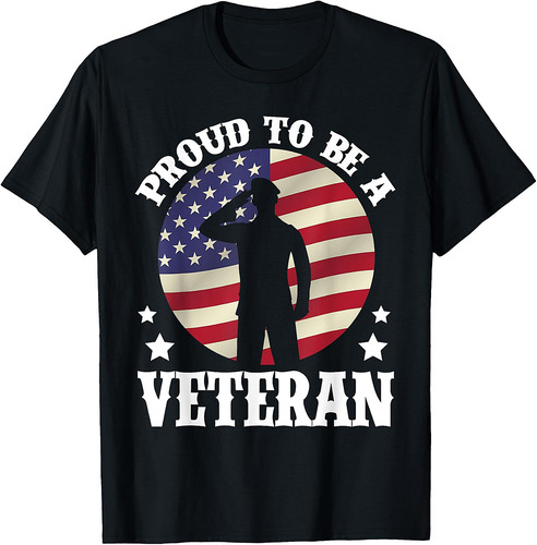 Proud USA Veteran T-Shirt  Veterans Day