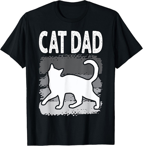 Best Cat Dad Fathers Day Men Kitty Daddy Papa T-Shirt