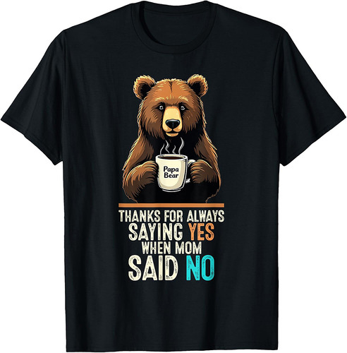 Fathers Day Gift Papa Bear T-Shirt