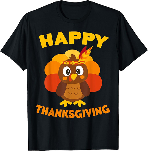 Happy Thanksgiving Shirt Men Women Family Turkey Day T-Shirt