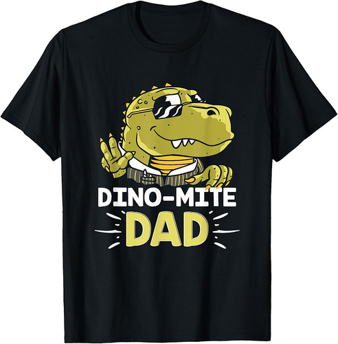 Dinosaurs kids  Dino-mite Dad T-Shirt