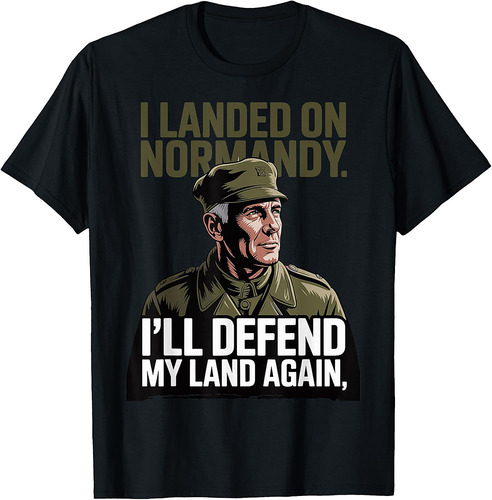 Defend Normandy Veteran Tribute Veterans Day T-Shirt