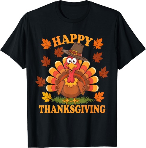 Happy Thanksgiving Funny Turkey Family Dinner T-Shirt
