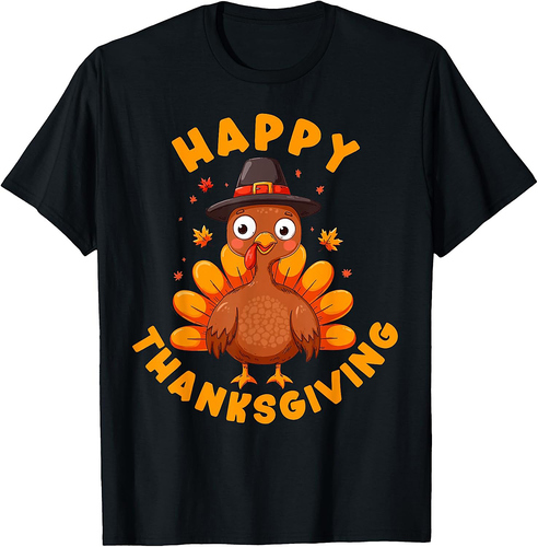 Happy Thanksgiving For Turkey Day Family Dinner Men Women T-Shirt