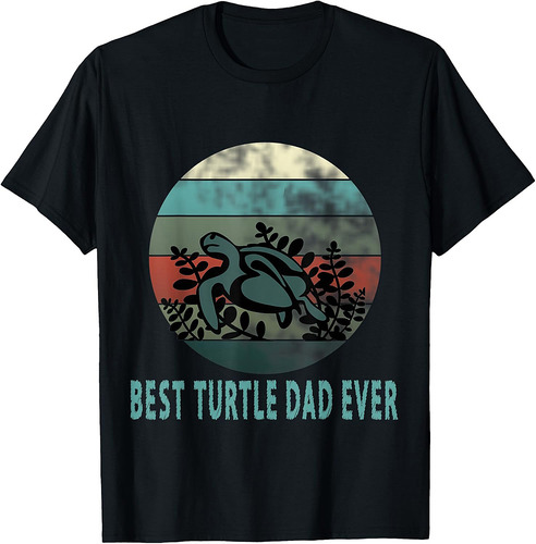 Vintage Retro Best Turtle Dad Ever Bump Fit. Father's Shirt T-Shirt