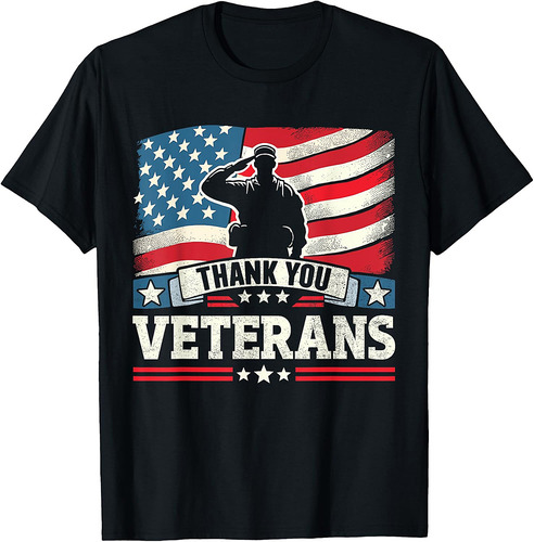 Thank You Veterans Day Proud Soldier For Patriotic American T-Shirt