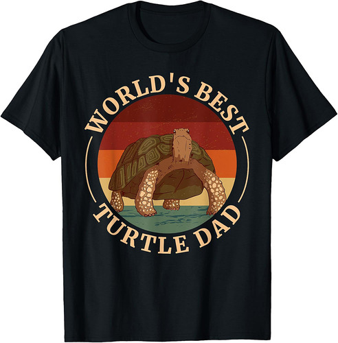 Turtle Animal Lovers Ocean Father Sea Turtle Dad T-Shirt