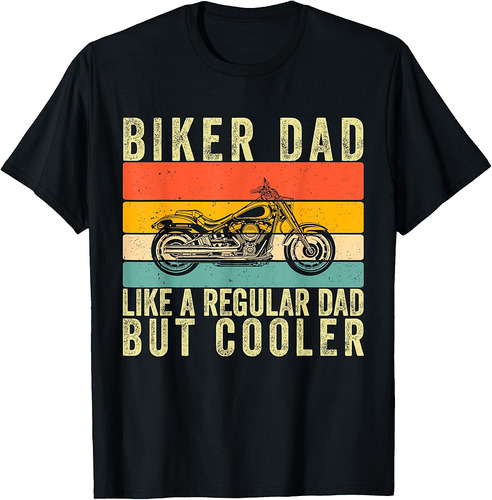 Motorcycle Biker Dad Father Day Biking Father T-Shirt