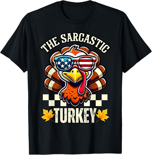 Sarcastic Turkey Party Group matching family thanksgiving T-Shirt