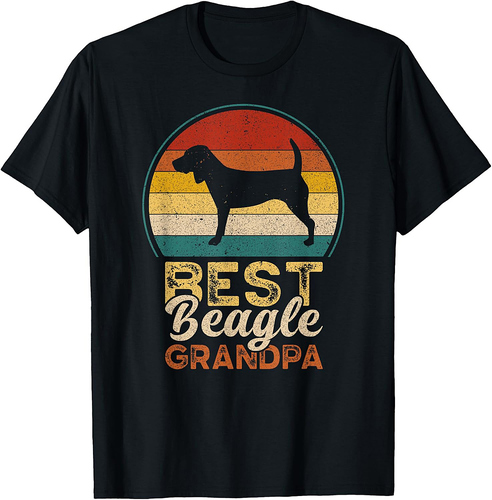 Best Beagle Grandpa, Father's Day, Grandfather Beagle T-Shirt