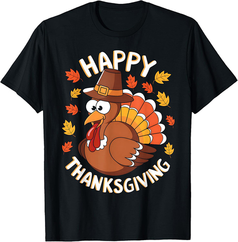 Happy Thanksgiving Funny Turkey Family Dinner Thanksgiving T-Shirt