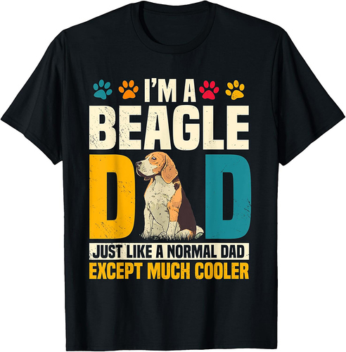 Beagle Dad Dog Hunting Pet Owner Breeder Father's Day T-Shirt