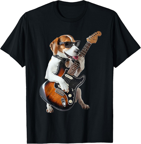 Beagle Guitar T-Shirt