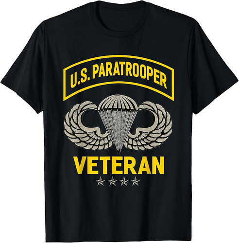 US Army Paratrooper Airborne Division Veterans Day Gifts T-Shirt