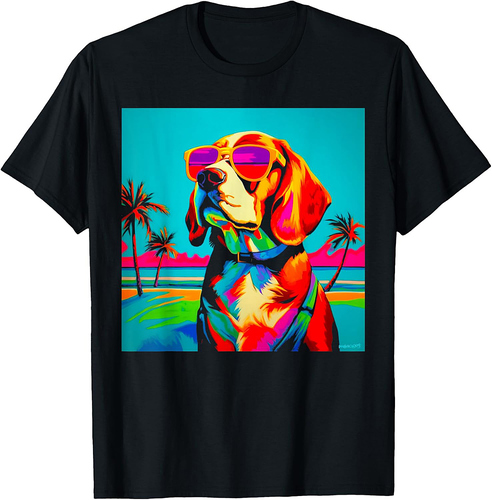 Beagle Summer Vacation T-Shirt
