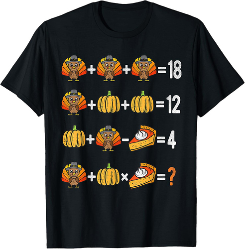 Thanksgiving Order of Operations Thanksgiving Math Teacher T-Shirt
