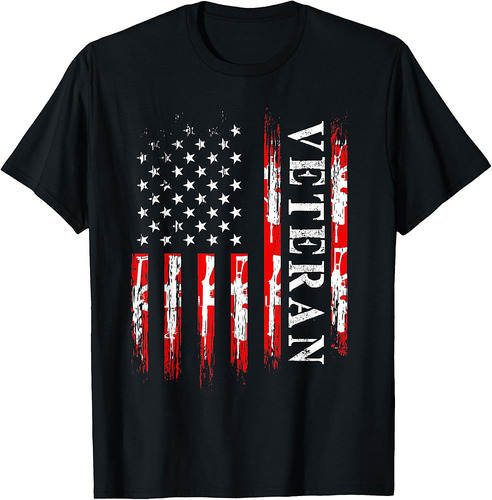 Soldier Military American Flag Veteran Army Battlefield T-Shirt
