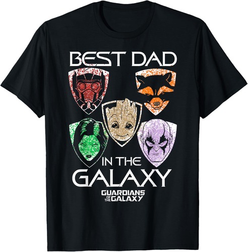 Marvel Guardians Of The Galaxy Best Dad Father's Day T-Shirt