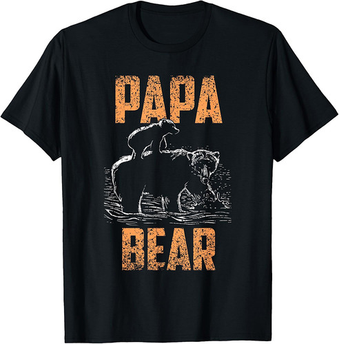 Papa Bear Animal Pun Lover Bears Bear Dad Father Daddy T-Shirt