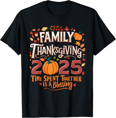 Family Thanksgiving 2025 Thanksgiving Crew Matching Group T-Shirt