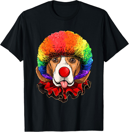 Beagle Clown Beagle Dog Circus T-Shirt