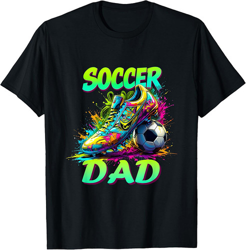 Funny Daddy Soccer Sport Lover Fan Fathers Day Soccer Dad T-Shirt